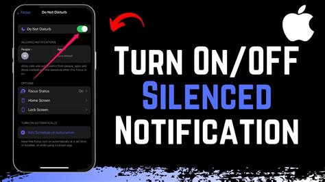 how to turn off notifications silenced on iphone|How do I turn off the silence notifications